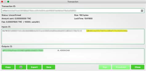 Ethereum: No inputs found when using Electrum to sweep private key from Bitcoin Core
